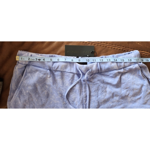 New Kendall & Kylie High Rise Sweat Pants Blue - Picture 10 of 13